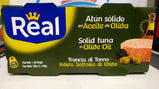 REAL Atún solido en aceite de oliva 2x160gr origen Ecuador.