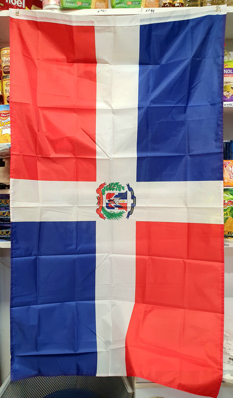 Banderas dominicana tamaño. 90 X 150cm / dominicaanse vlag size 90x150cm