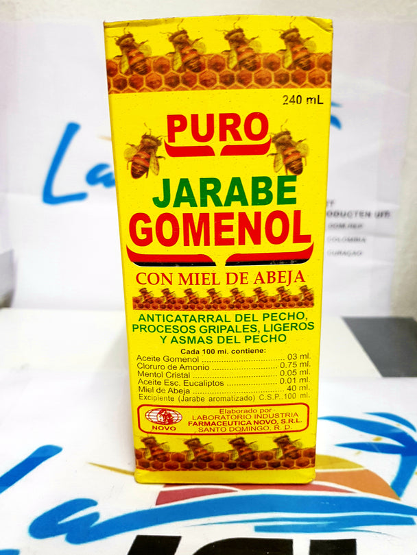 Jarabe Gomenol con miel de abeja (240 ml) syrup Gomenol met honey 240 ml