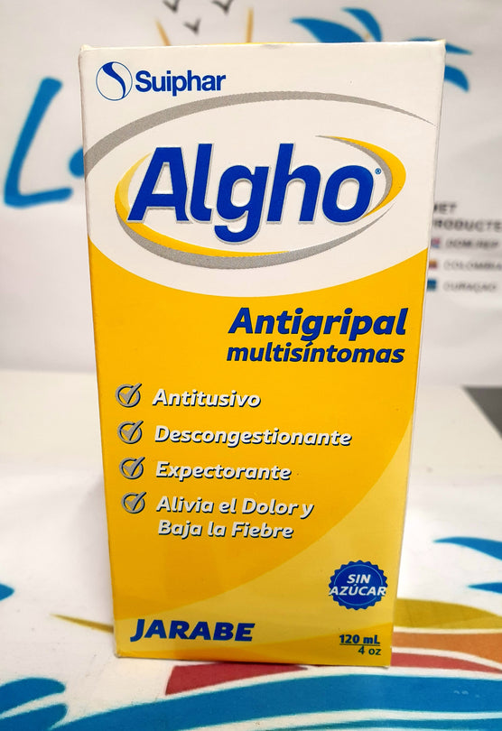 Algho antigripal multisintomas (120ml)sin azucar / algho hoestsiroop 120ML