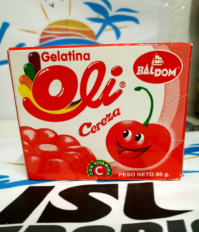 Gelatina de cereza oli baldom (85g)