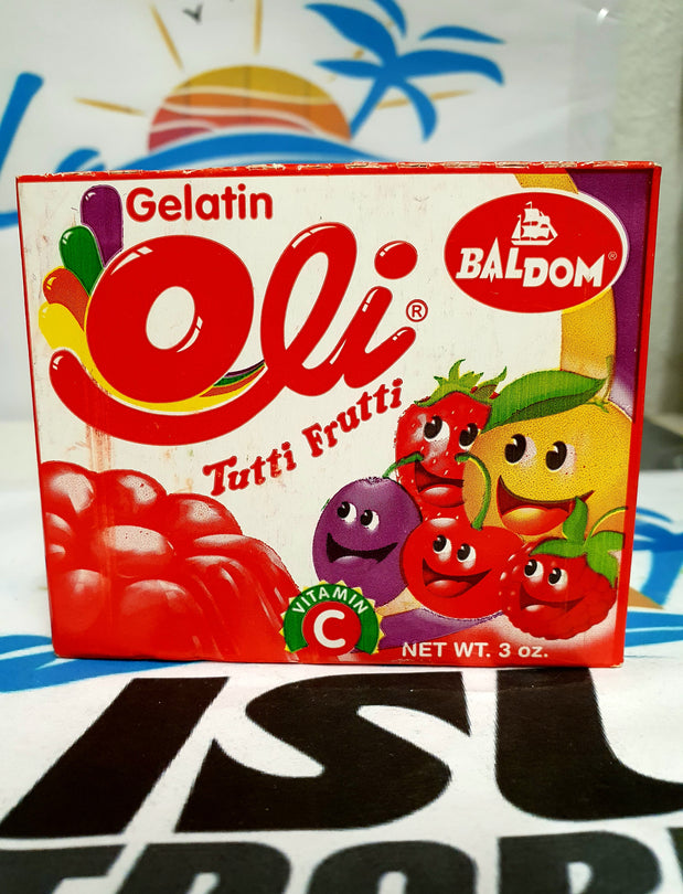 Gelatina tutti frutti (85g) oli baldom
