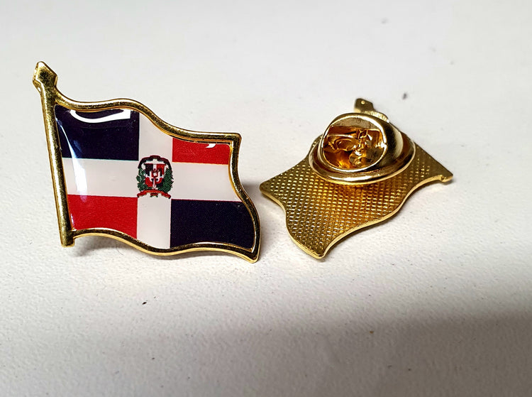Broches con bandera dominicana Souvenier