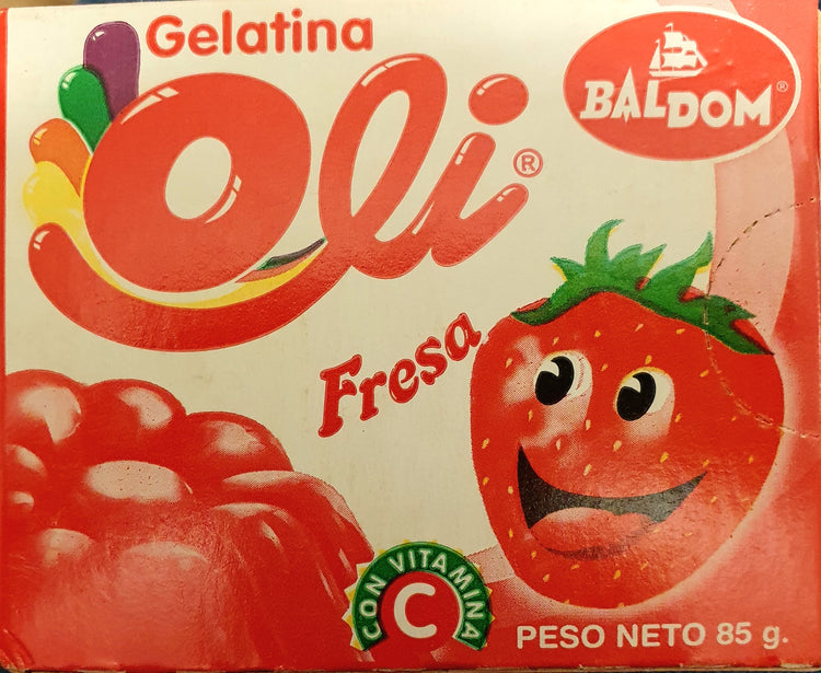 Oli Gelatina fresa (85gr) Baldom