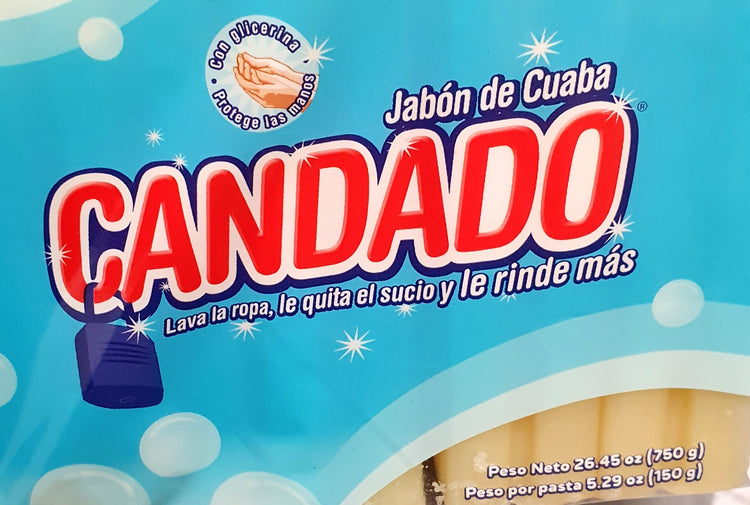 Jabon de cuaba marca Candado 100%dominicano (750gr)/ Laundry soap (750gr) uit dominicaanse Rep. /Wasmiddel zeep