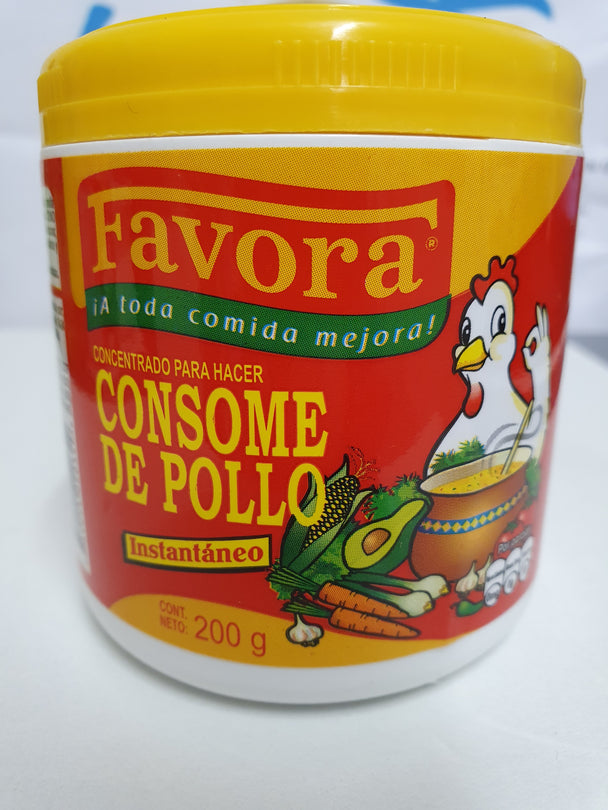CONSOME DE POLLO 200g/ Chicken Flavor Bouillon 200g