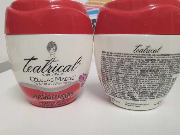 TEATRICAL crema facial celulas Madre cont.100gr. / gezichtscrème net.100gr.👍