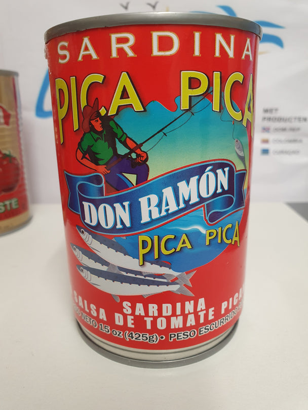 Sardina en Salsa de Tomate picante Don Ramon (425g) //Sardine in Pittige Tomatensaus Don Ramon (425g)