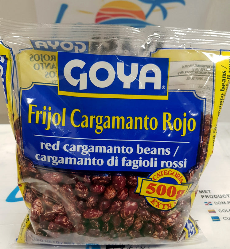 Frijol Cargamanto rojo marca goya (500g)Red cargamanto beans (500gr) merk goya