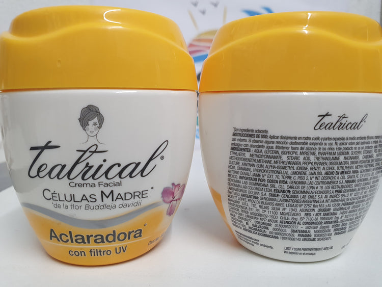 TEATRICAL Crema facial aclarado cont.net 100gr👍