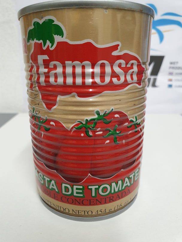 PASTA DE TOMATE DOBLE CONCENTRADA (454g) producto 100%dominicano// DUBBEL GECONCENTREERDE TOMATENPASTA (454g) 100% Dominicaanse product