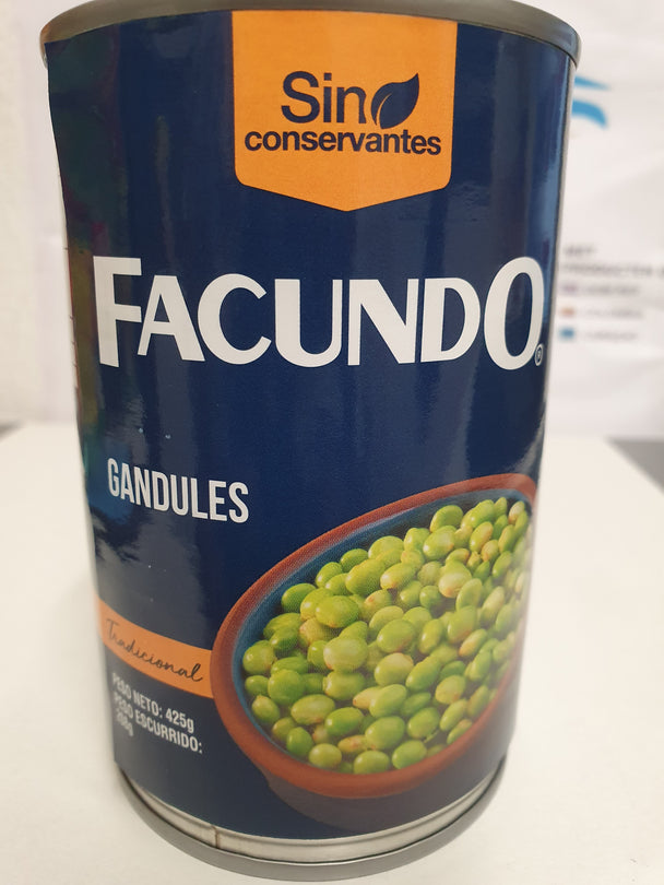 Facundo Gandules 425g /Facundo Pigeon Peas 15oz