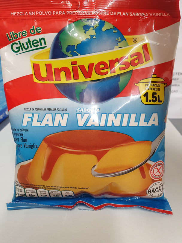 Flan sabor a vainilla (250g) /Vlaai met vanillesmaak (250 g)