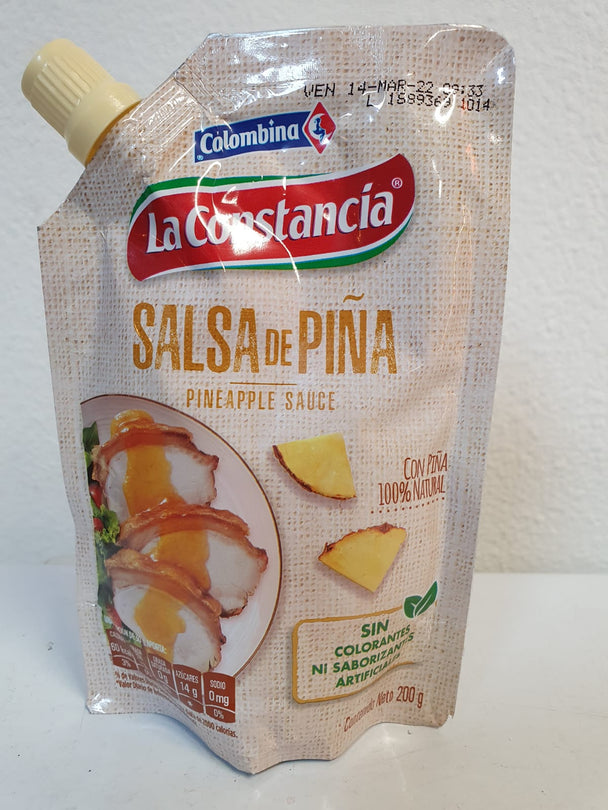 LA CONSTANCIA SALSA DE PIÑA /PINEAPPLE SAUCE (200gr)
