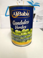 Alibaba Gandules verdes (270gr)/Green Pigeon peas (270gr