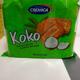 Cremica Koko/galleta de sabor a coco (324g) /Coconut biscuits