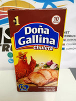 Doña gallina chuleta 10 tableta 100 gr. / bouillon met karbonade smaak. 100gr.