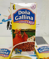 Doña gallina Sopita +ajo 12 tableta 120gr / KNOFLOOK+ bouillon smaak  12 stuk merk Doña gallina 120gr.