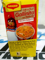Maggi Caldo en polvo Gallinita  con tomate ideal para espaguetis 6 sobres 60 gr.