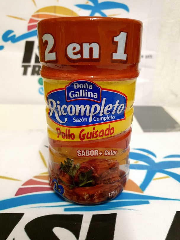 Doña gallina ricompleto Pollo Guisao sabor y color 125gr.