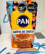 P.A.N AREPAS DE CHOCLO 500g Aproximadamente :16 porciones