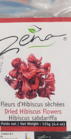 Flor de Jamaica marca Zena 125gr.  /Dried Hibiscus Flower merk Zena 125gr