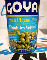 Gandules verde (425g)con sal marina bajo en sodio //Green Pigeon Peas with sea salt (425g)