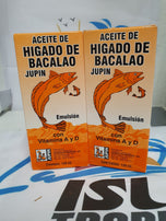 Aceite de hígado de bacalao marca jupin (120 cc)/ levertraan (120cc) merk jupin