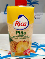 Jugo Rica de Piña 100%dominicano. (330ml)Pineapple juice (330ml)uit dominicaanse Rep.