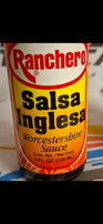 Salsa inglesa marca Ranchero (150ml) / Worcestershire Sauce  5 FL.oz