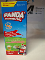 Panda multivitaminico jarabe (120ml) Estimulante del apetito infantil . // Panda multivitaminic Syrup (120ml)Children appetite Stimulant.