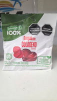 Gomas con Colágeno (63g)sabor a frambuesa con colageno.//Gummies met collageen (63 g) met frambozensmaak en collageen.