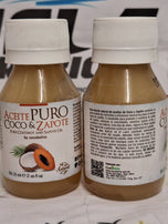 Aceite puro de coco y zapote 100%dominicano (59.15ml) /pure kokos- en zapoteolie uit dominicaanse Rep  (59.15 ml
