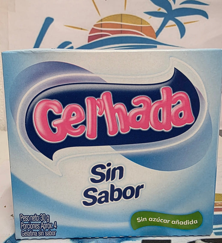 Gelatina Sin Sabor producto dominicano (30gr) /ongeflavoreerde Gelatine (30g)