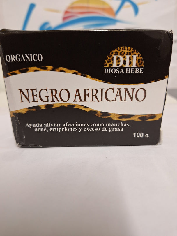 Jabon organico negro Afric. (100gr) organic zeep uit dominicaanse Rep.