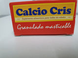 Calcio granulado masticable sabor a fresa( 80g) para todas las edades. rep.dom./ 
Kauwbaar calciumgranulaat met aardbeiensmaak (80 g) voor alle leeftijden. uit dominicaanse Rep