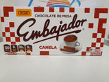 Chocolate de mesa embajador con canela (260g)  tafelchocolade met kaneel merk emabajado (260g) uit dominicaanse Rep