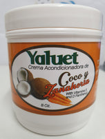 Crema acondicionadora de Coco y zanahoria con vitamina E y D panthenol 8oz. //Kokos- en wortelverzorgende crème met vitamine E en D-panthenol8oz.