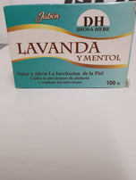 Jabon de lavanda y mentol (100g)Lavendel- en mentholzeep (100g)