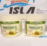 Brillantina mayoliva (137gr) moldeadora en crema para peinar 100%Dominicano/ glittervormende crème voor styling 100% uit dominicaanse Rep. (137gr)
