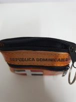 porta moneda  y llavero hecho a mano Souvenier de Rep.Dominicana
/ munthouder en sleutelhanger handgemaakte Souvenier uit de Dominicaanse Republiek