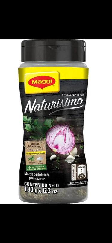 Maggi Sazonador Naturisimo (180g) 6.3oz premium Sazonador 100%dominicano. // Maggi Natuurlijke Kruiden (180g) (6.3oz) 100%uit dominicaanse Rep.