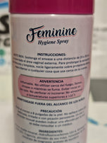 Feminine desodorante spray para la parte intima de la mujer (56,7gr) /Feminine voor intime zone. Deodorante spray voor vrouwen (56.7gr)
