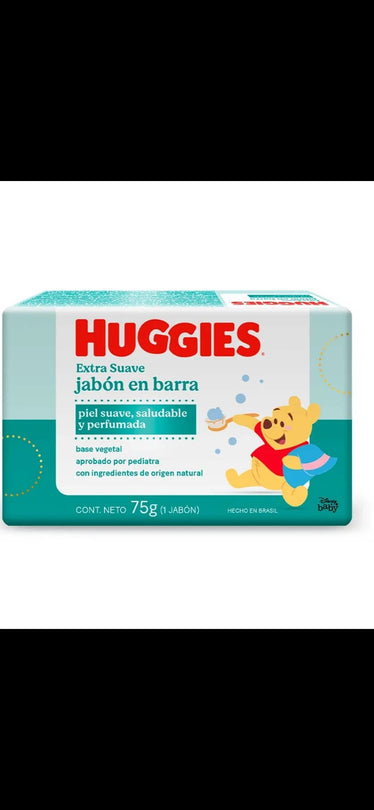 Jabon en barra marca Huggies el jabon de siempre (75g)
