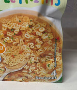 Sobre de sopa con Letras knorr por porcion (250ml) zak lettersoep per portie merk knorr (250ml)