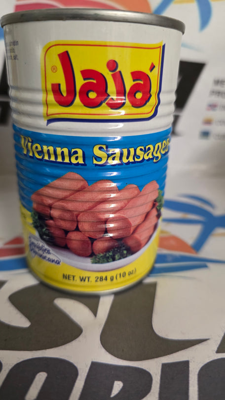 Salchichas JaJa 100%dominicana (284g) Vienna Sausages (284g) 10oz uit dominicaanse Rep