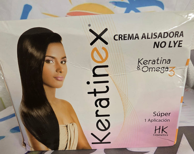 Keratinex Crema alisadora 100%dominicana 1 kit regular