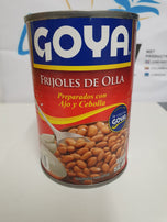 FRIJOLES DE OLLA PREPARADO CON AJO Y CEBOLLA CREADO POR GOYA (425g)// BONEN BEREID MET KNOFLOOK EN UI GEMAAKT DOOR GOYA (425g) / pinto beans