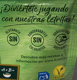 Sobre de sopa con Letras knorr por porcion (250ml) zak lettersoep per portie merk knorr (250ml)