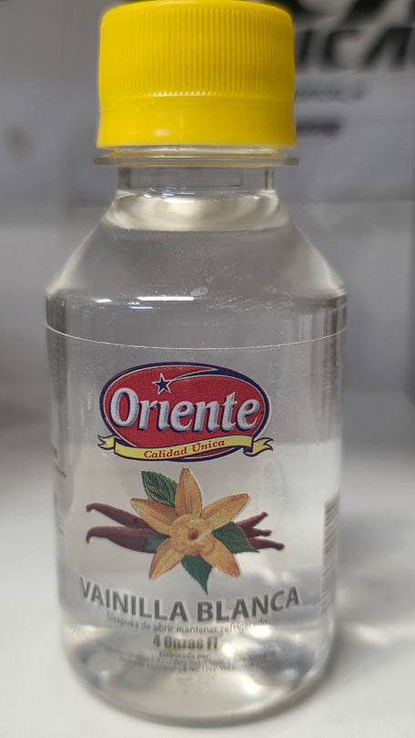 Oriente Vainilla blanca (4oz) producto dominicano/  witte vanille (113 g) merk oriente  afkomstig uit de Dominicaanse Republiek